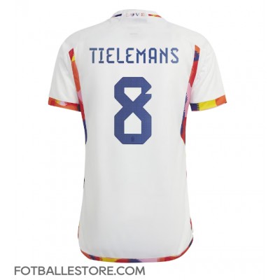 Belgia Youri Tielemans #8 Bortedrakt VM 2022 Kortermet
